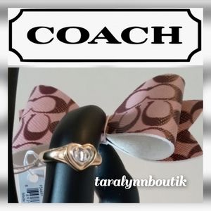 🐎🆕Coach Turnlock Ring🐎